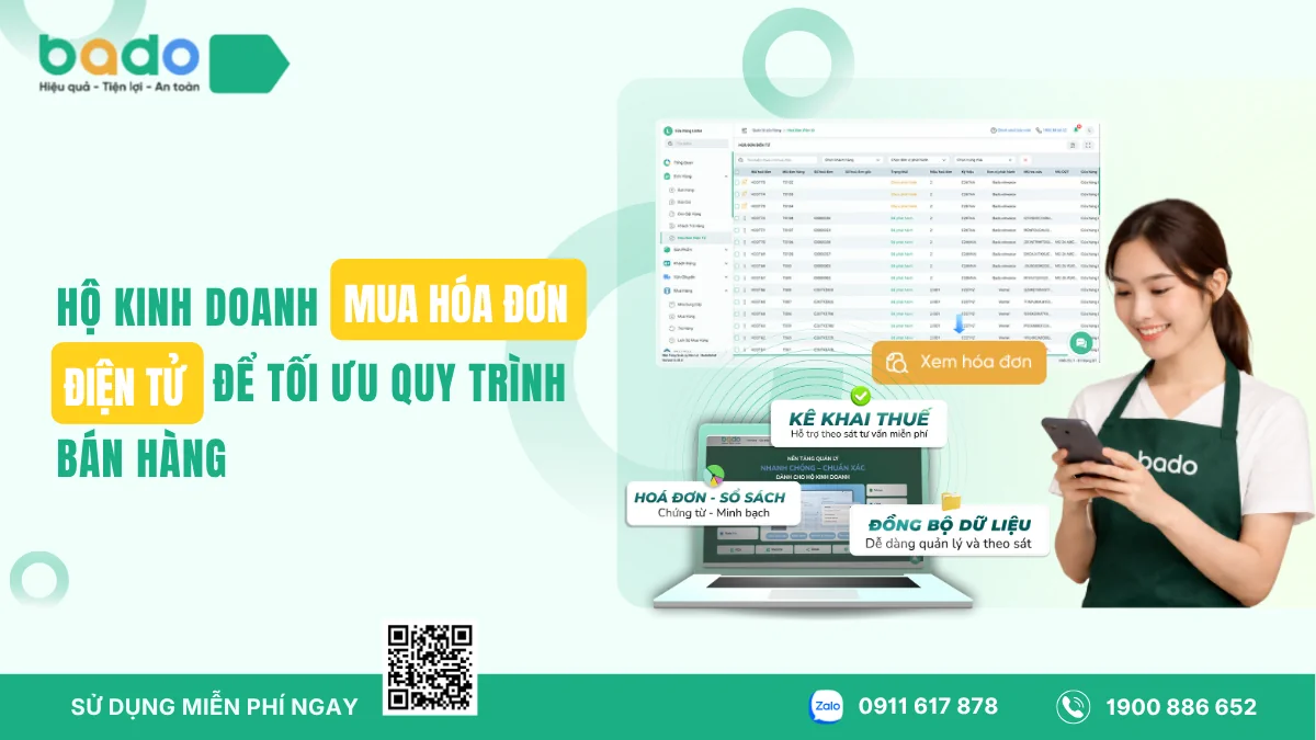 Hộ Kinh Doanh Mua Hóa Đơn Điện Tử Để Tối Ưu Quy Trình Bán Hàng 